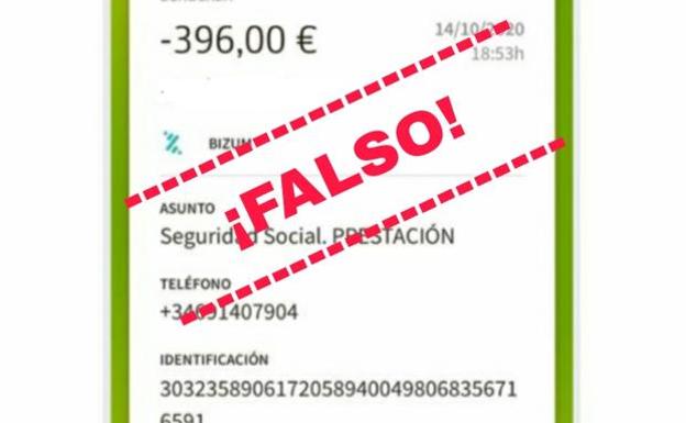 Aviso de la Seguridad Social: el timo del pago a través de Bizum usando su nombre