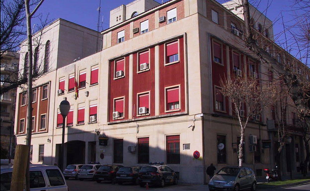 Vista de la actual Comisaría Provincial, en la calle Arquitecto Berges. 