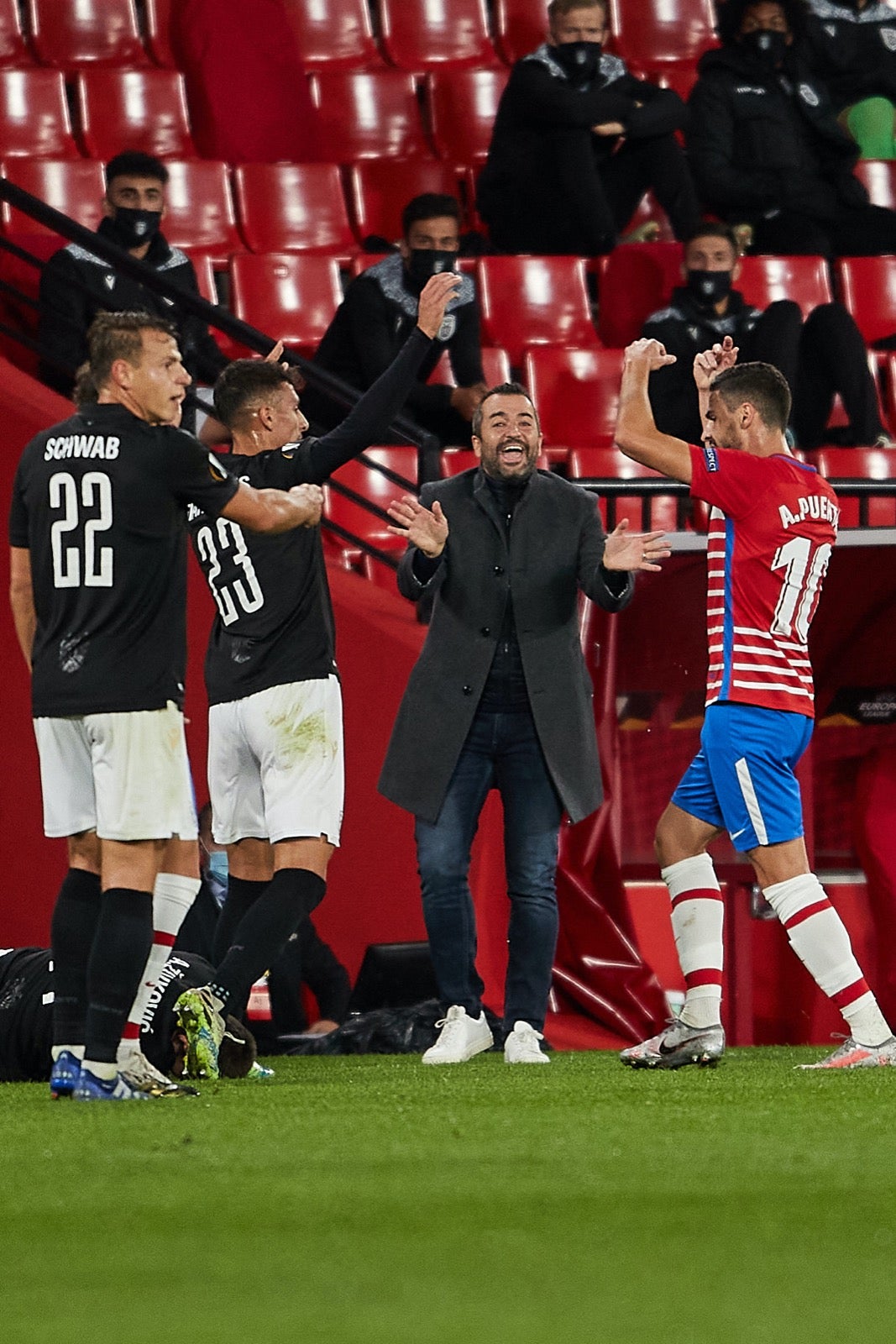 El conjunto rojiblanco se ha estrenado en Europa League en Los Cármenes