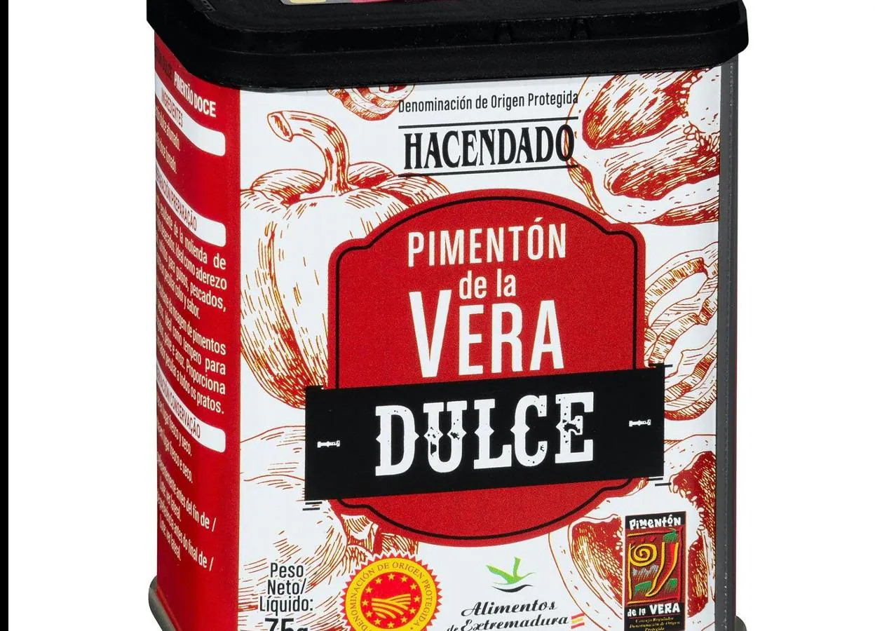 Pimentón de la Vera D.O. Dulce. Productos de Extremadura.