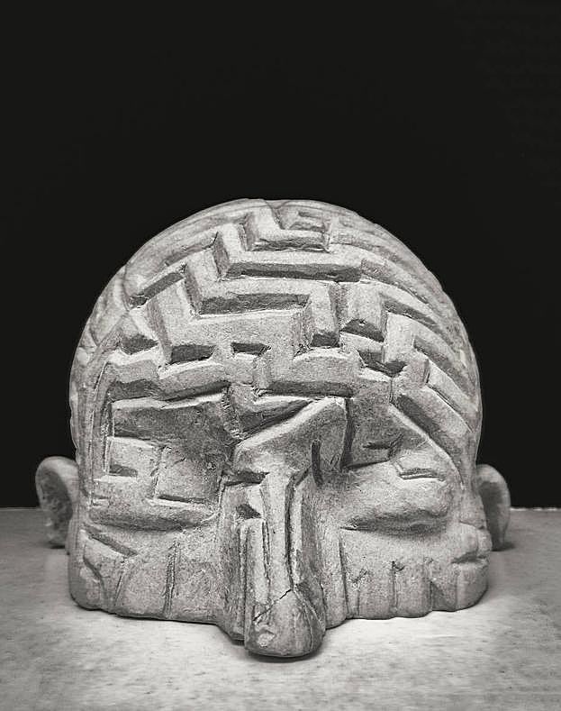 Foto de Juan J. Márquez basado en un texto de Elías Moro sobre 'pensamientos sin salida'. 