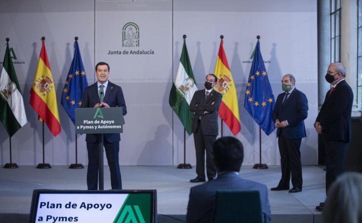 Cierre de Andalucía | La petición de Moreno al Gobierno para los autónomos andaluces