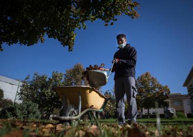 Imagen secundaria 1 - Kwabena, en plena faena. 