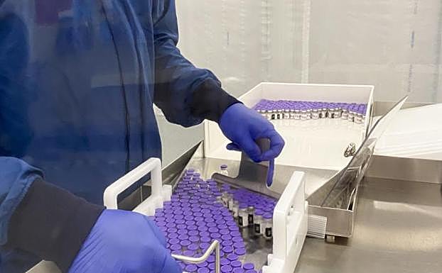 Dosis de la vacuna de Pfizer. 