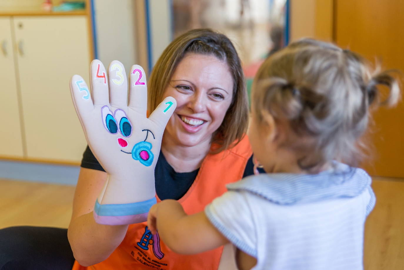 Actividad en uno de los centros gestionados por El Saliente. 