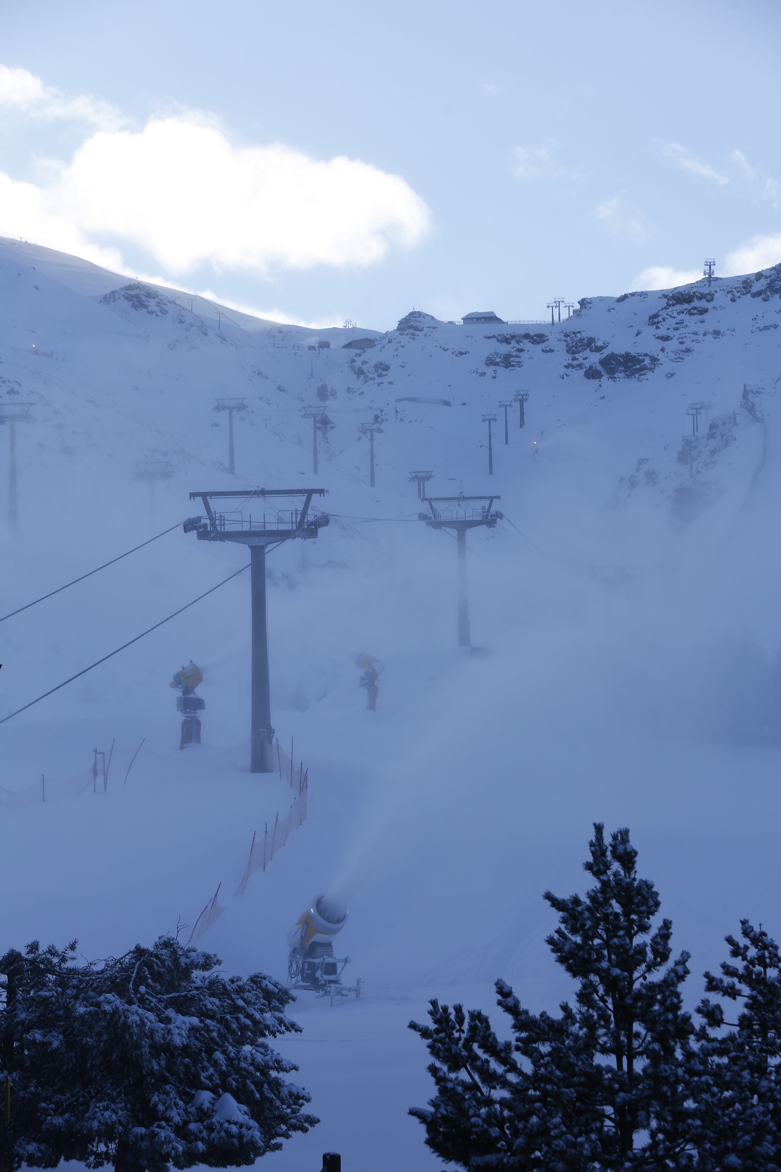 Fotos: Así amanece Sierra Nevada tras las últimas nevadas