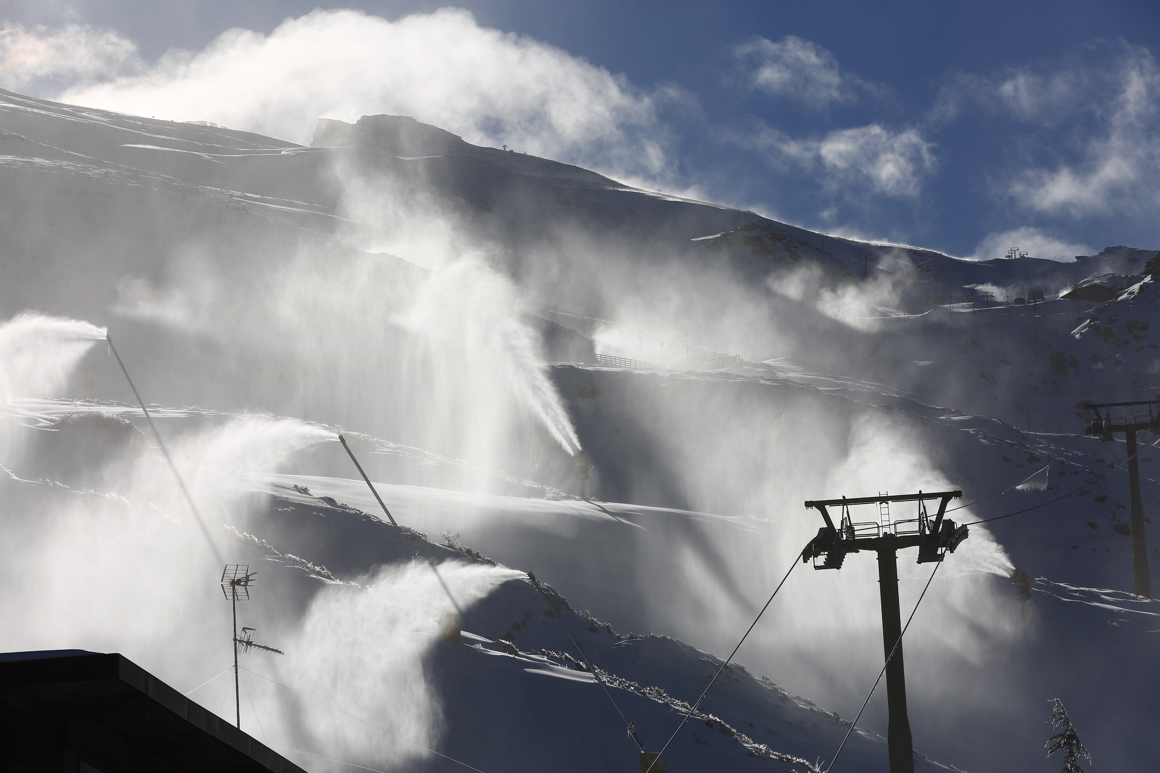 Fotos: Así amanece Sierra Nevada tras las últimas nevadas