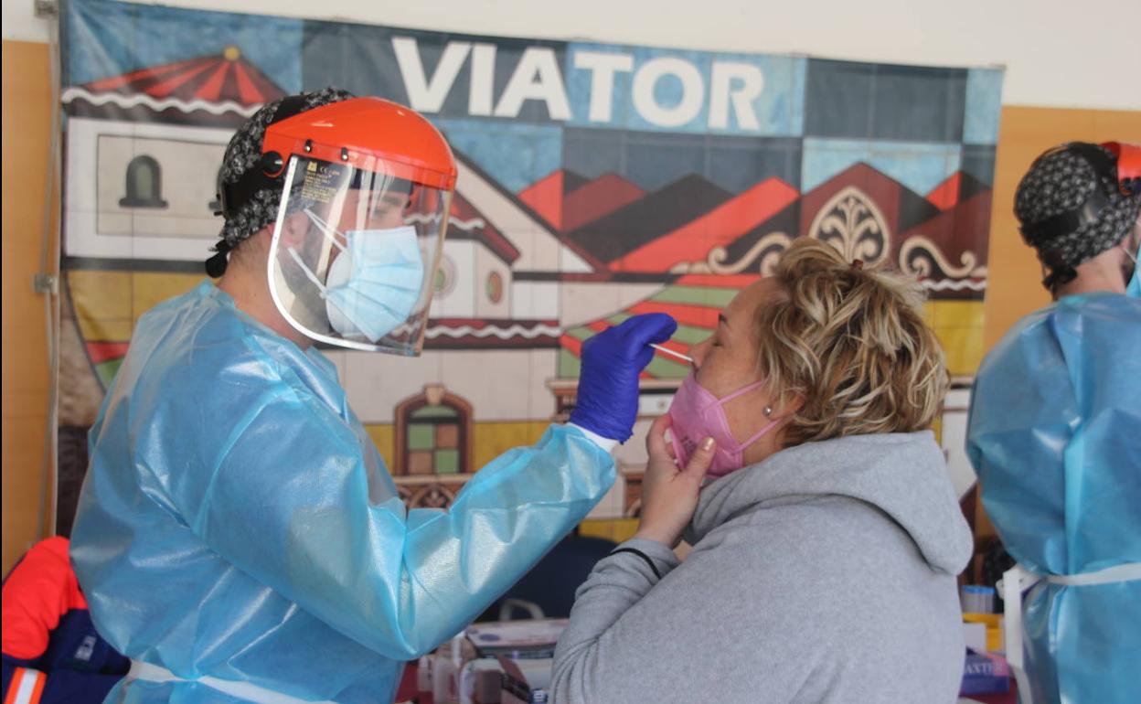 Cribado llevado a cabo la semana pasada en el municipio almeriense de Viator.