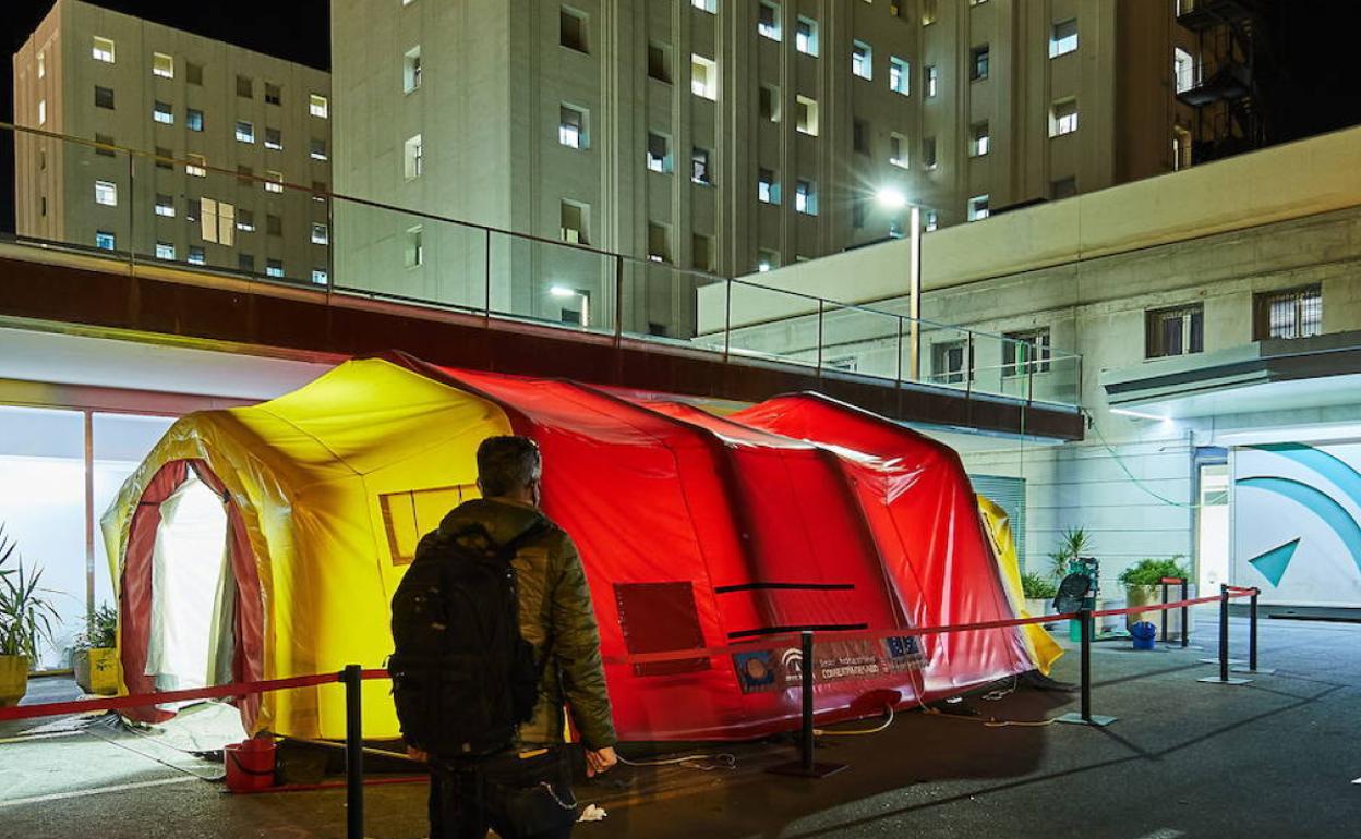 El hospital Virgen de las Nieves. 