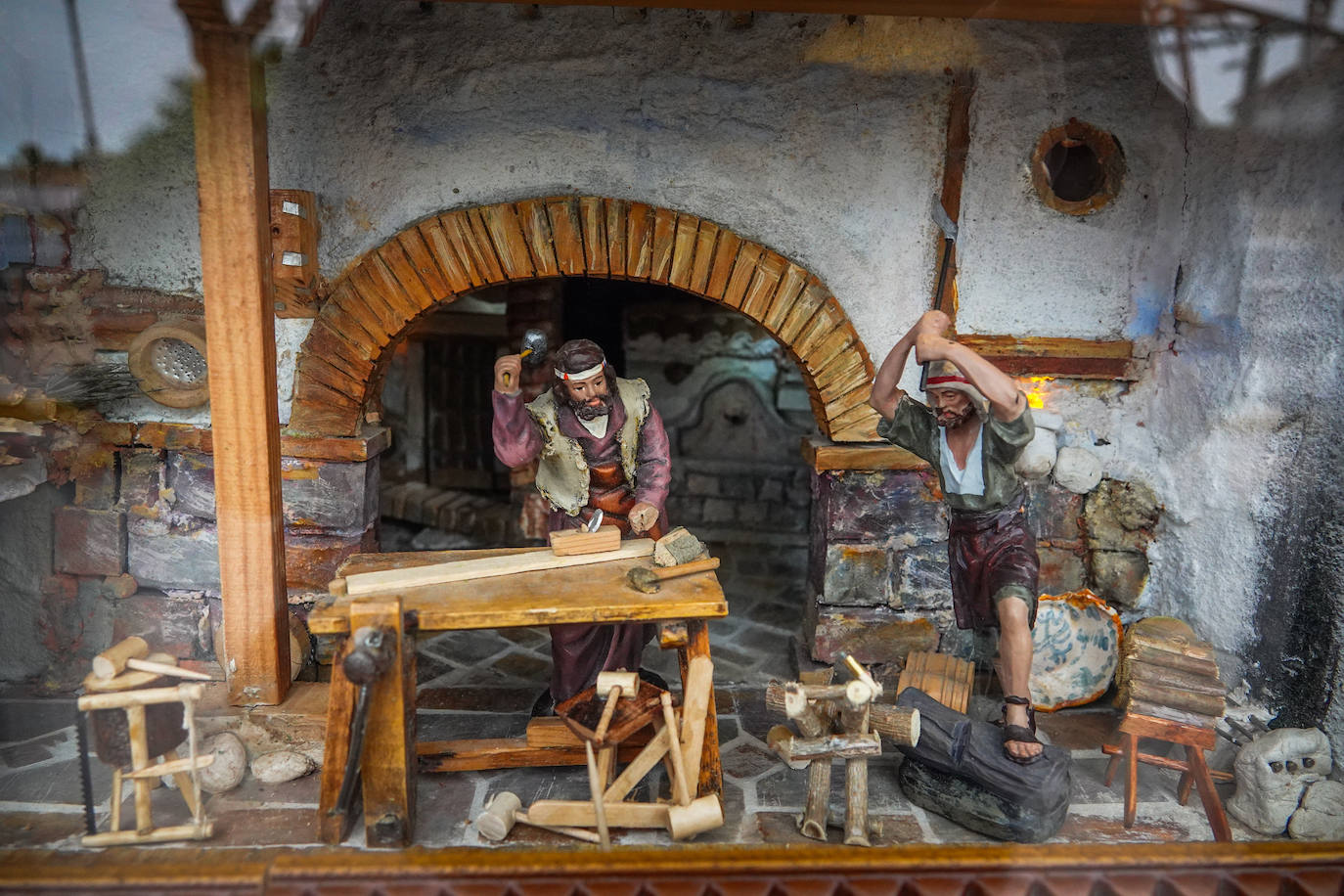 Fotos: Así es el belén repartido por las casas de Víznar