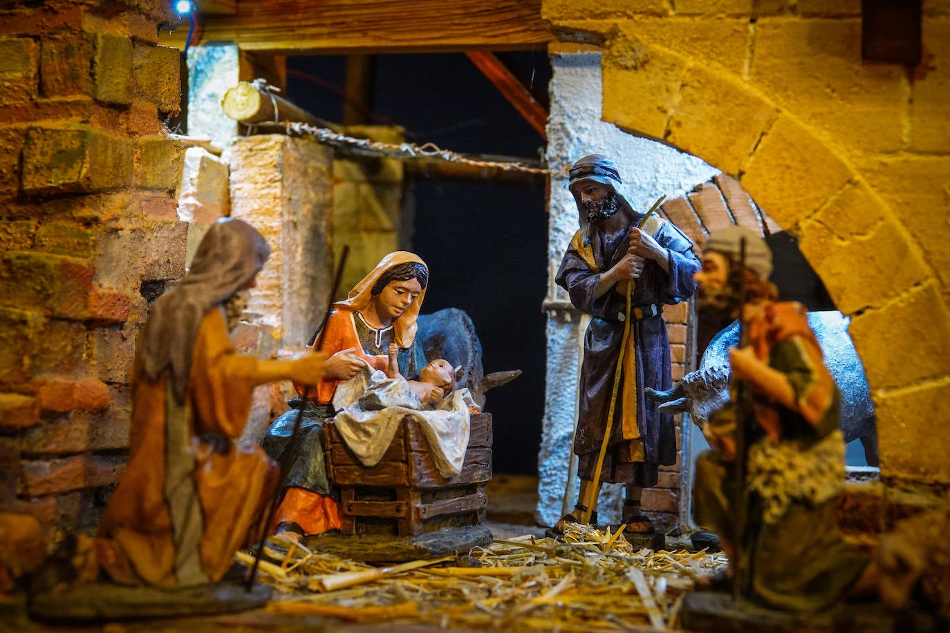 Fotos: Así es el belén repartido por las casas de Víznar