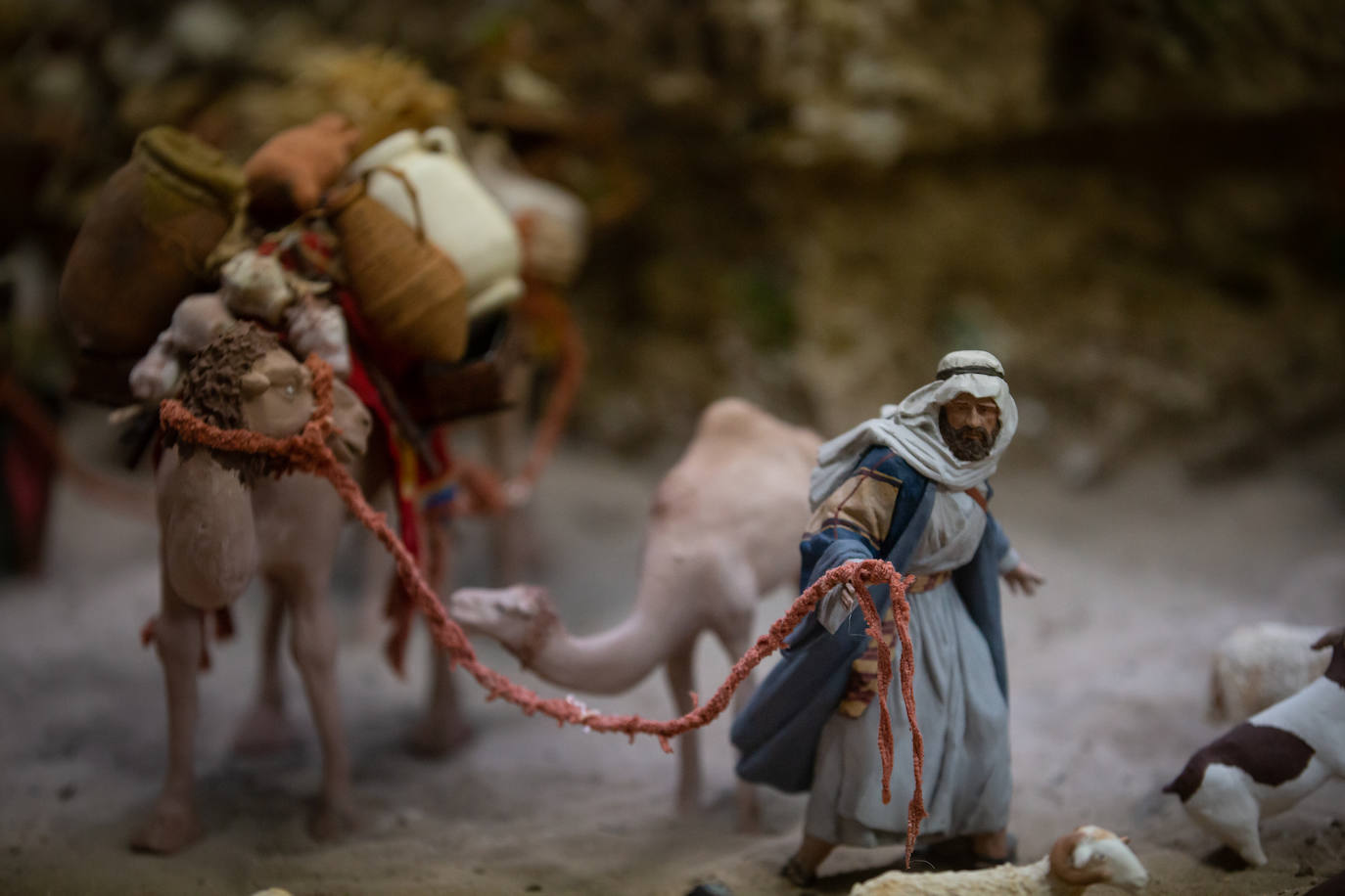 Uno de los tres palacios del belén de la Federación de Caseteros. 