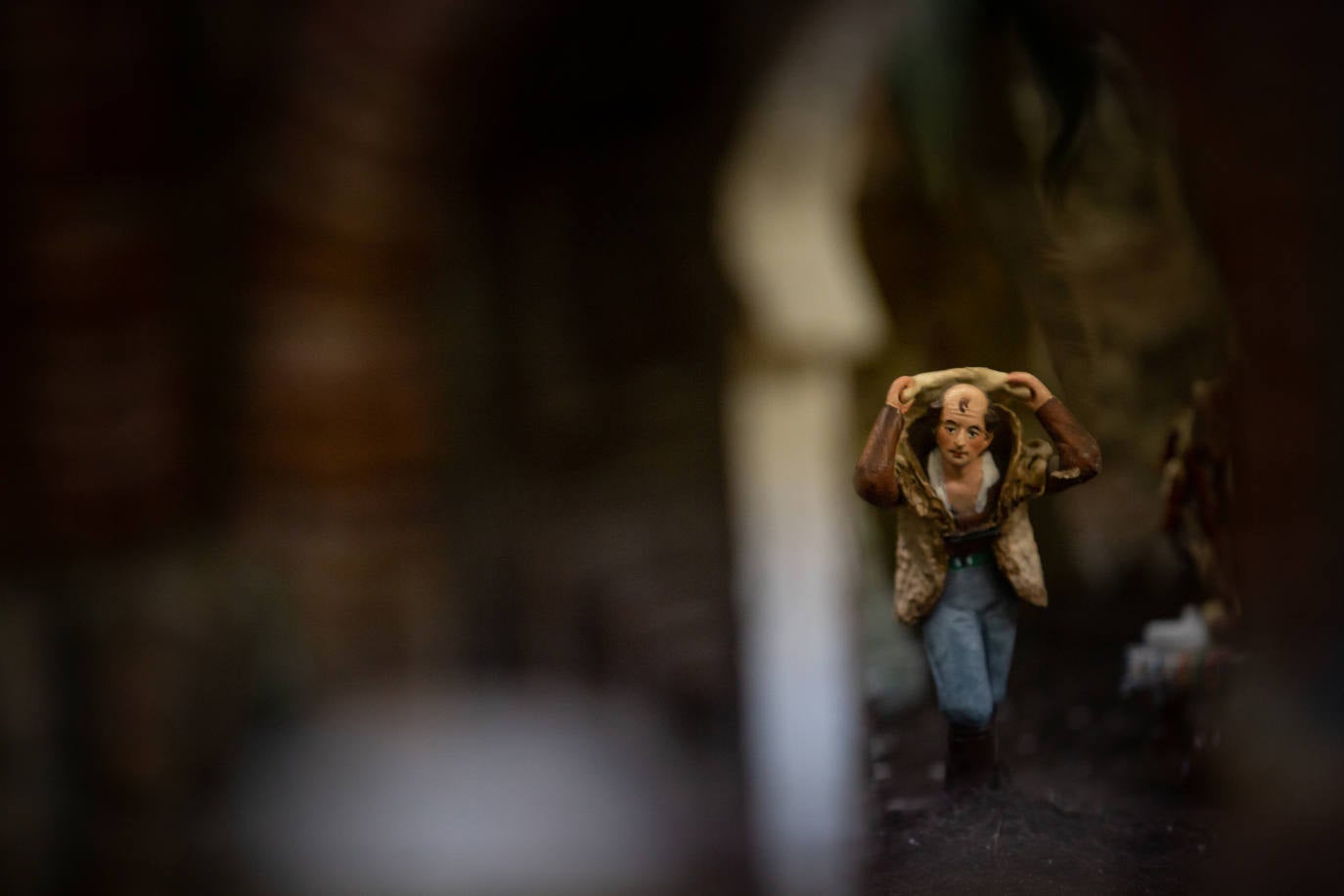 Uno de los tres palacios del belén de la Federación de Caseteros. 