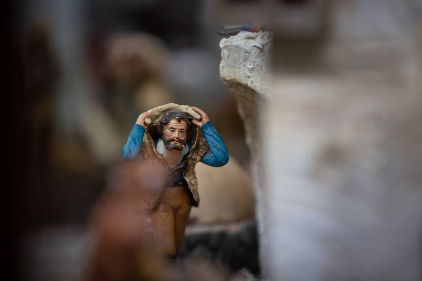 Uno de los tres palacios del belén de la Federación de Caseteros. 