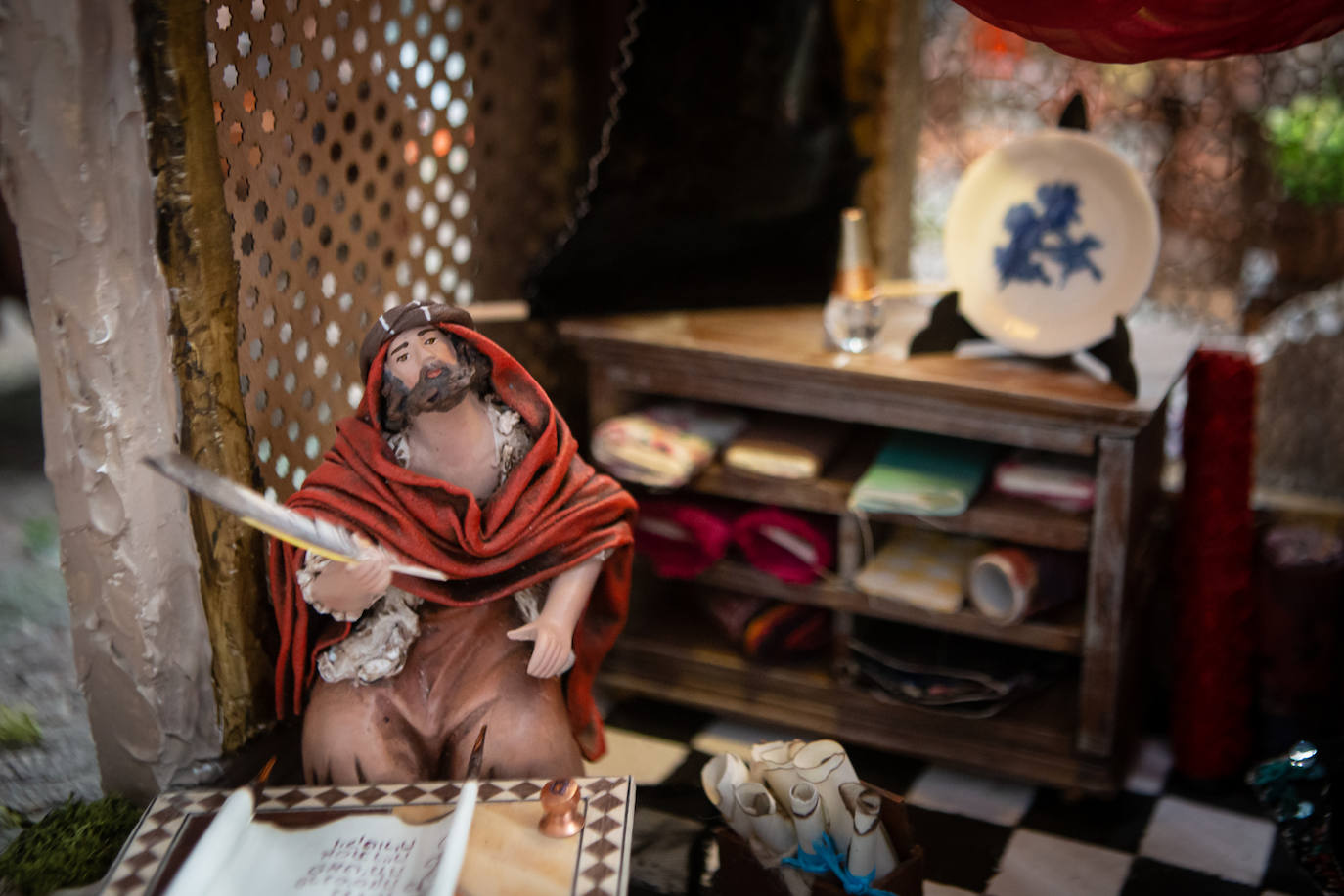 Uno de los tres palacios del belén de la Federación de Caseteros. 