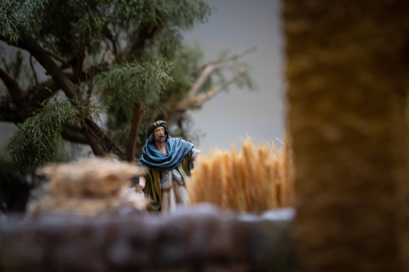 Uno de los tres palacios del belén de la Federación de Caseteros. 