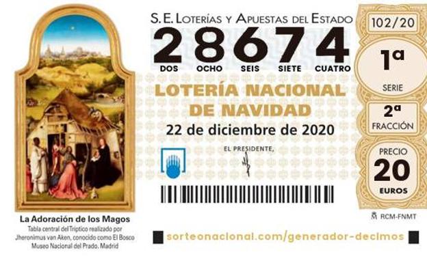 Sorteo Lotería de Navidad | El 28674, quinto premio, cae en Málaga, Madrid, Valencia o Salamanca