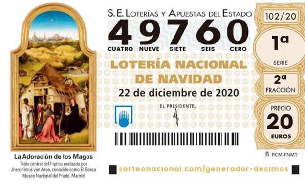 Sorteo Lotería Navidad | El 49760, quinto premio del sorteo de Lotería de Navidad cae íntegramente en Teruel