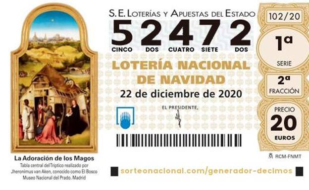 Sorteo Lotería Navidad | El 52472, tercer premio del sorteo de la Lotería de Navidad, deja una lluvia de millones en Andalucía