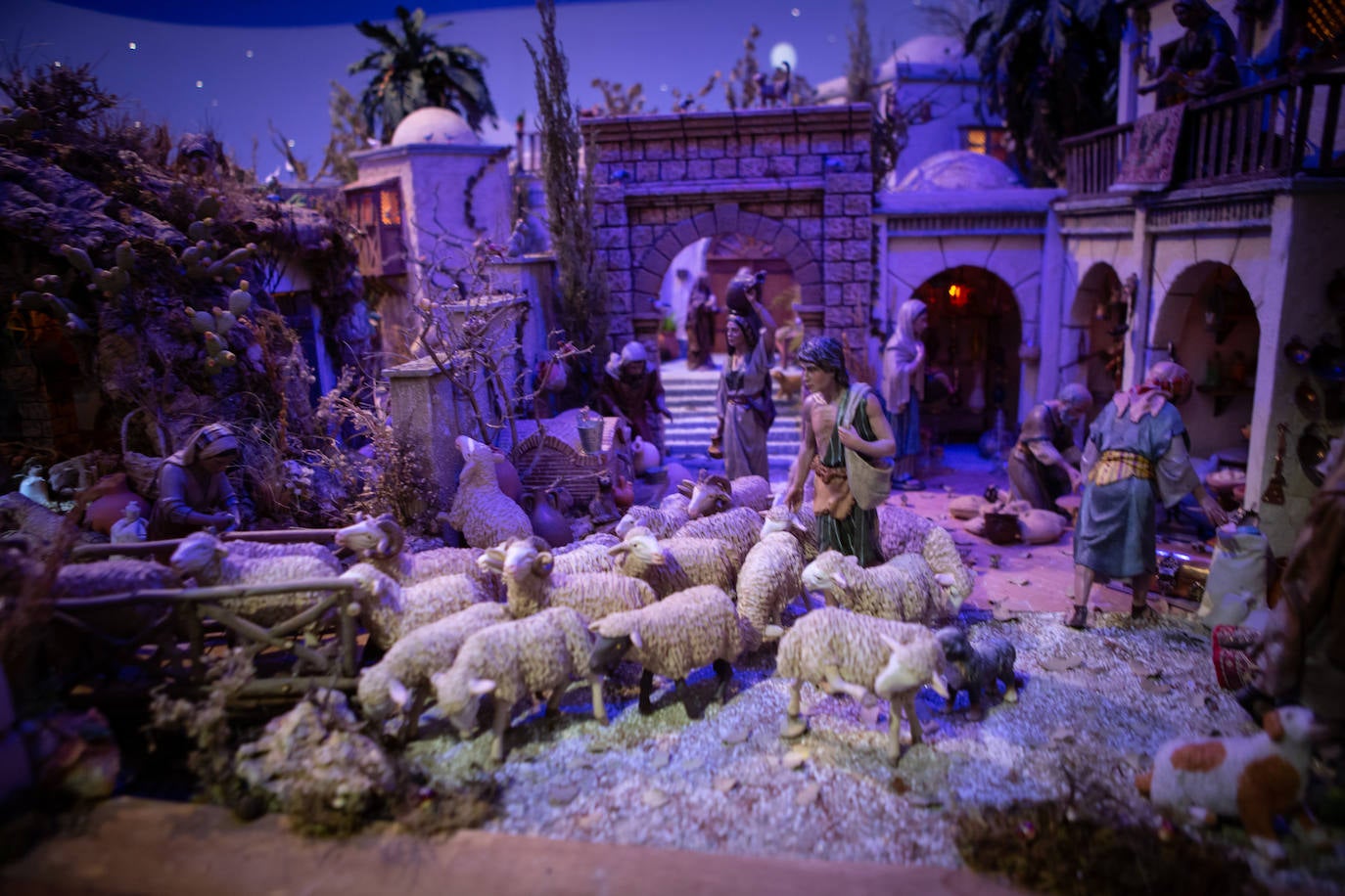 La familia Uribe Ruiz tiene una impresionante colección de belenes. 