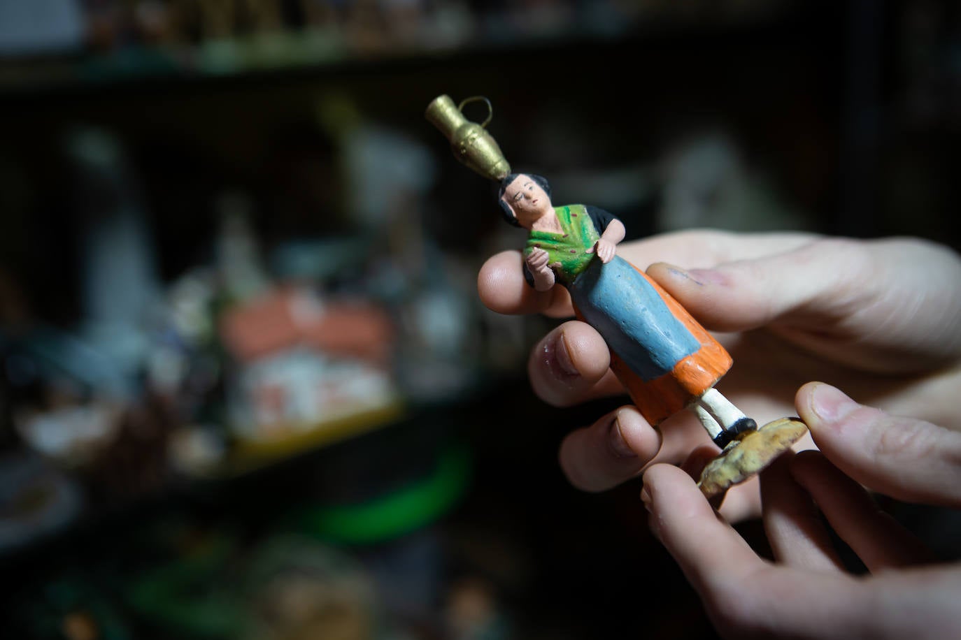 La familia Uribe Ruiz tiene una impresionante colección de belenes. 