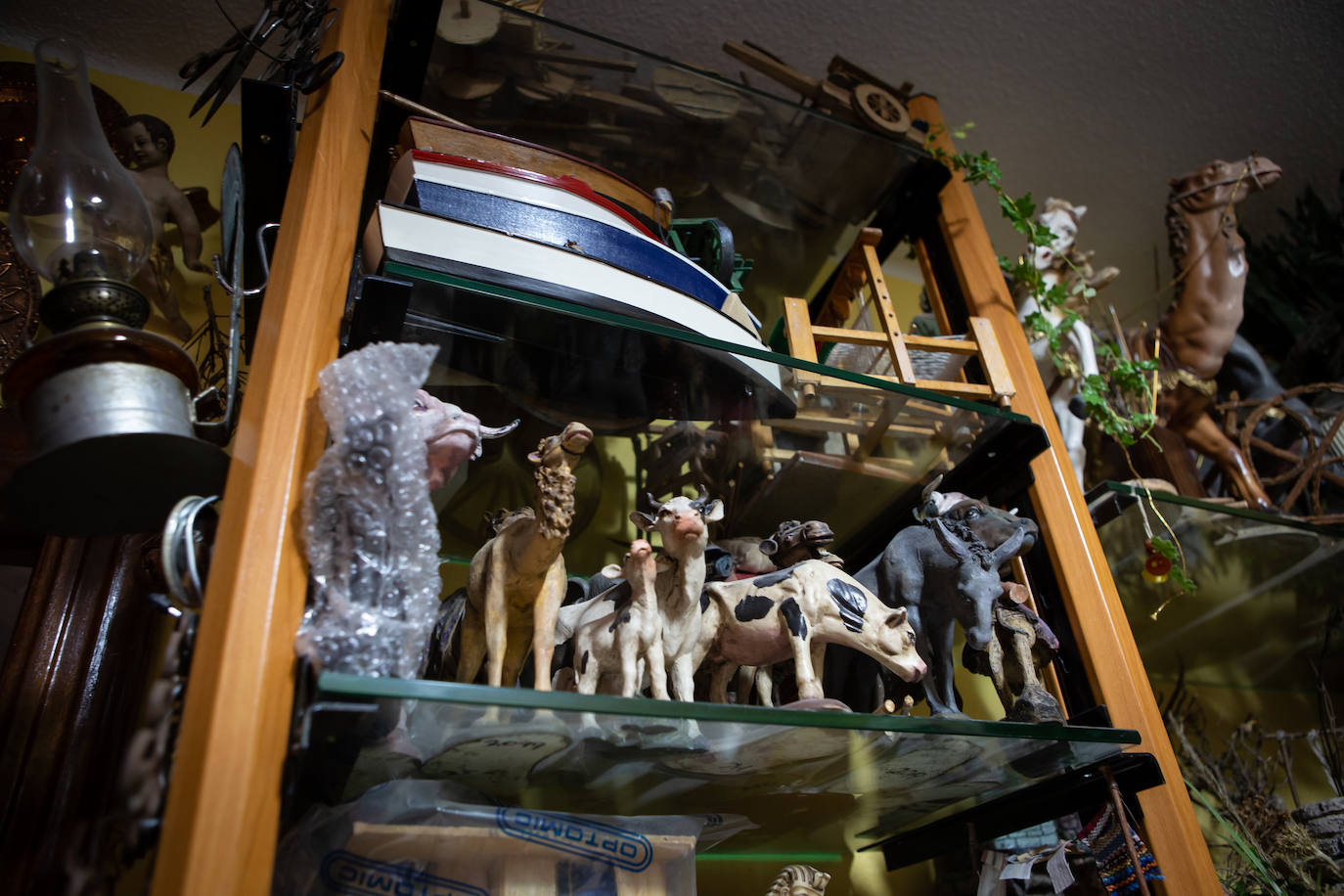 La familia Uribe Ruiz tiene una impresionante colección de belenes. 