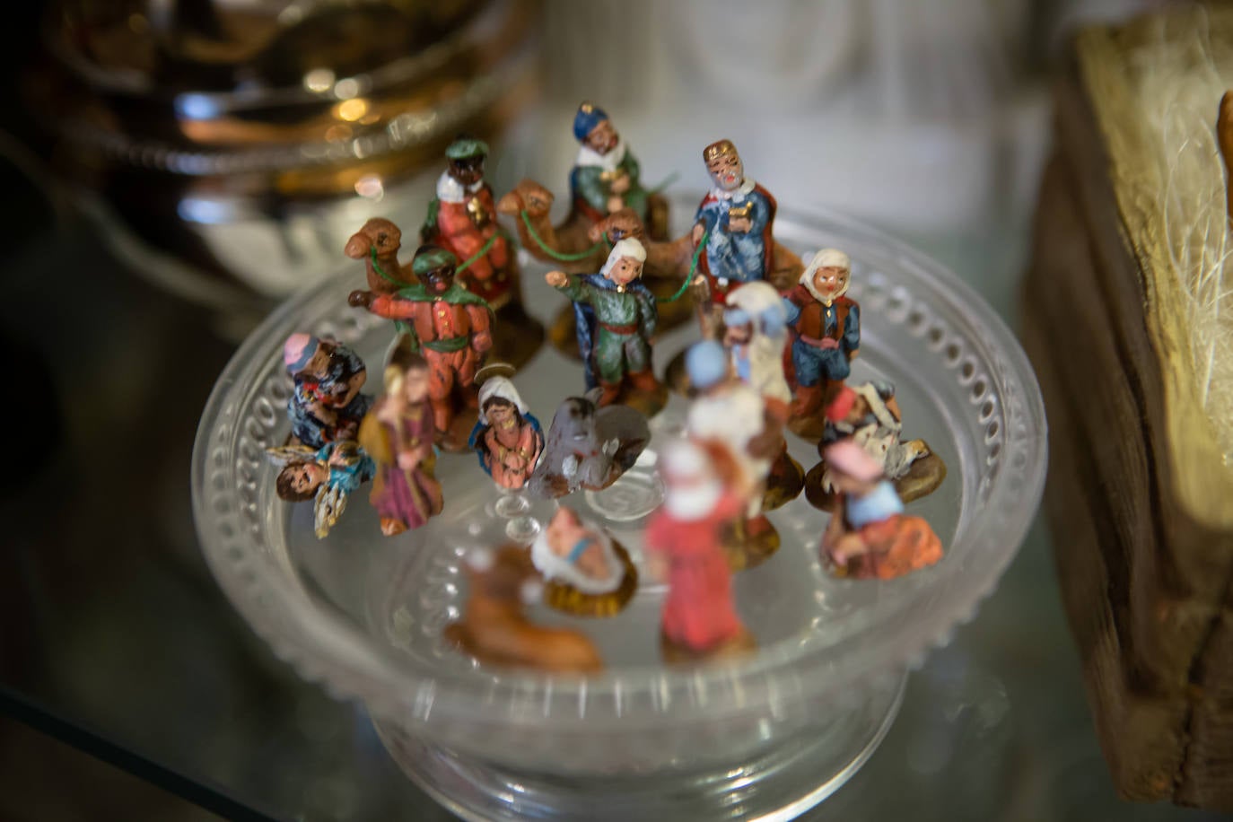 La familia Uribe Ruiz tiene una impresionante colección de belenes. 
