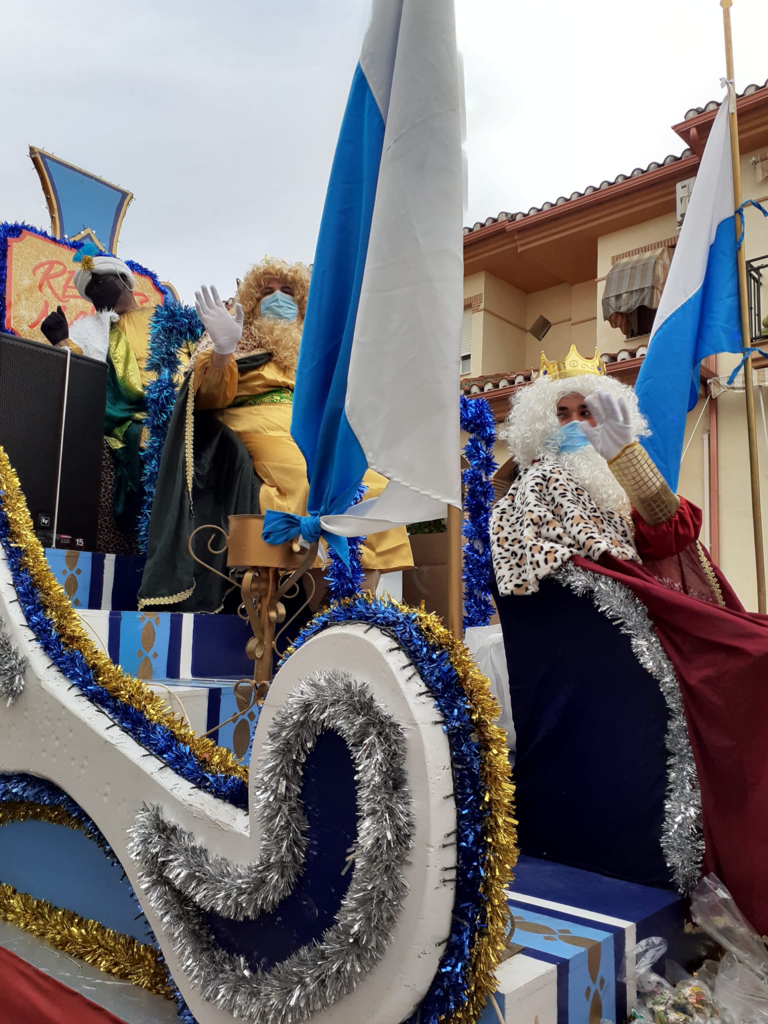 Los tres Reyes, en Vegas del Genil.