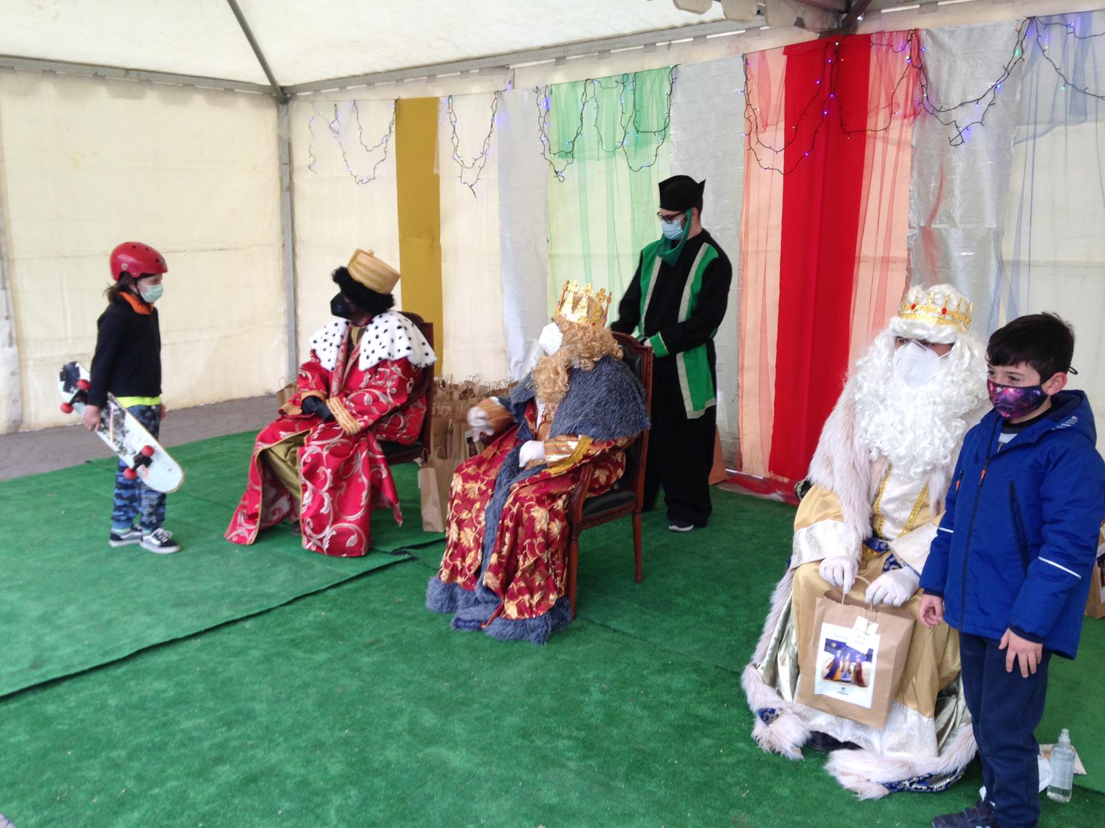 Equipado para ver a los Reyes en Monachil.