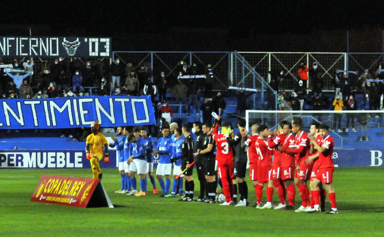 Los mineros quieren prolongar las buenas sensaciones que les dejó el partido contra el Sevilla el pasado martes.