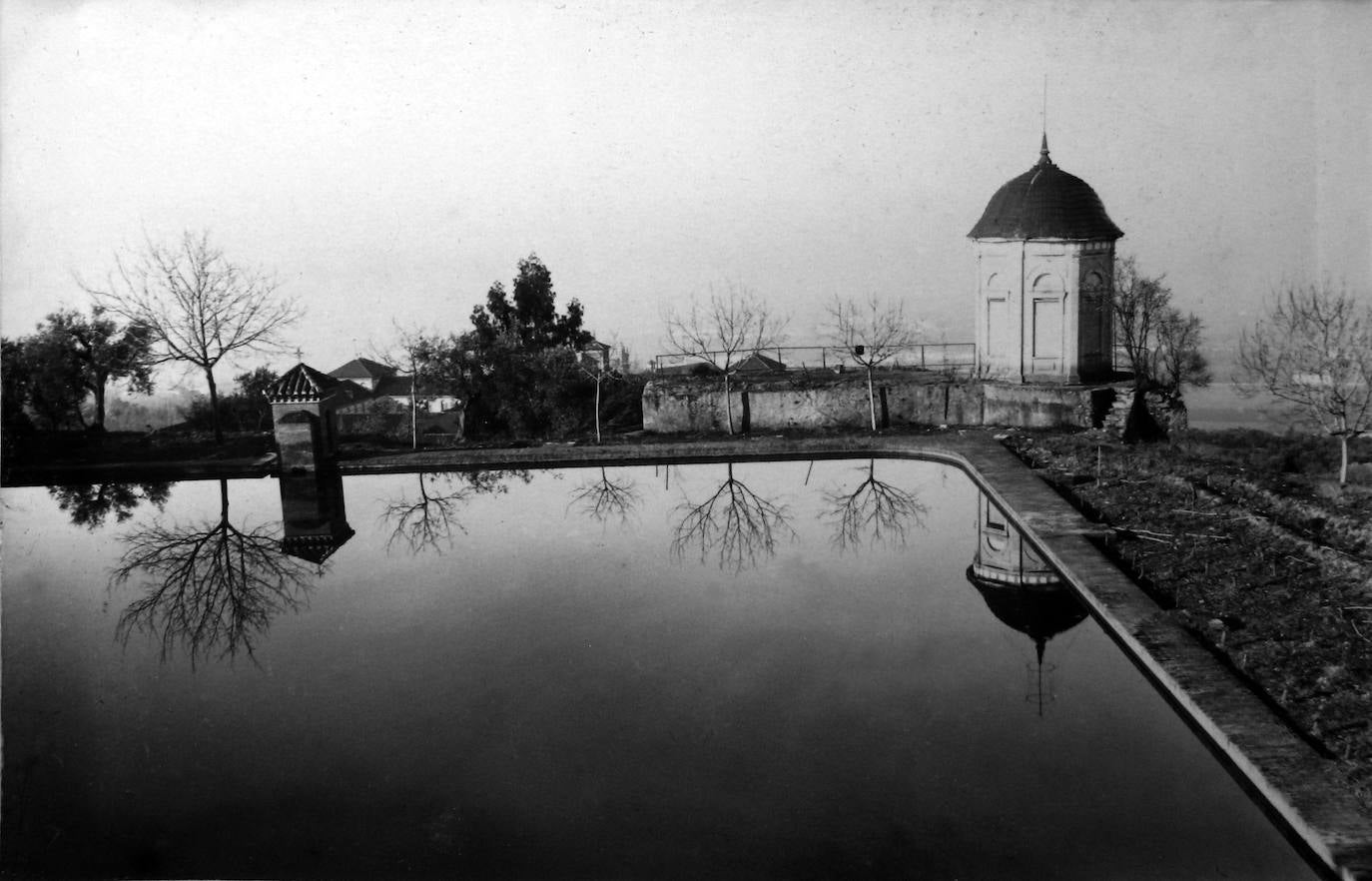 Imagen del Albercón en la época de los Jesuitas. 