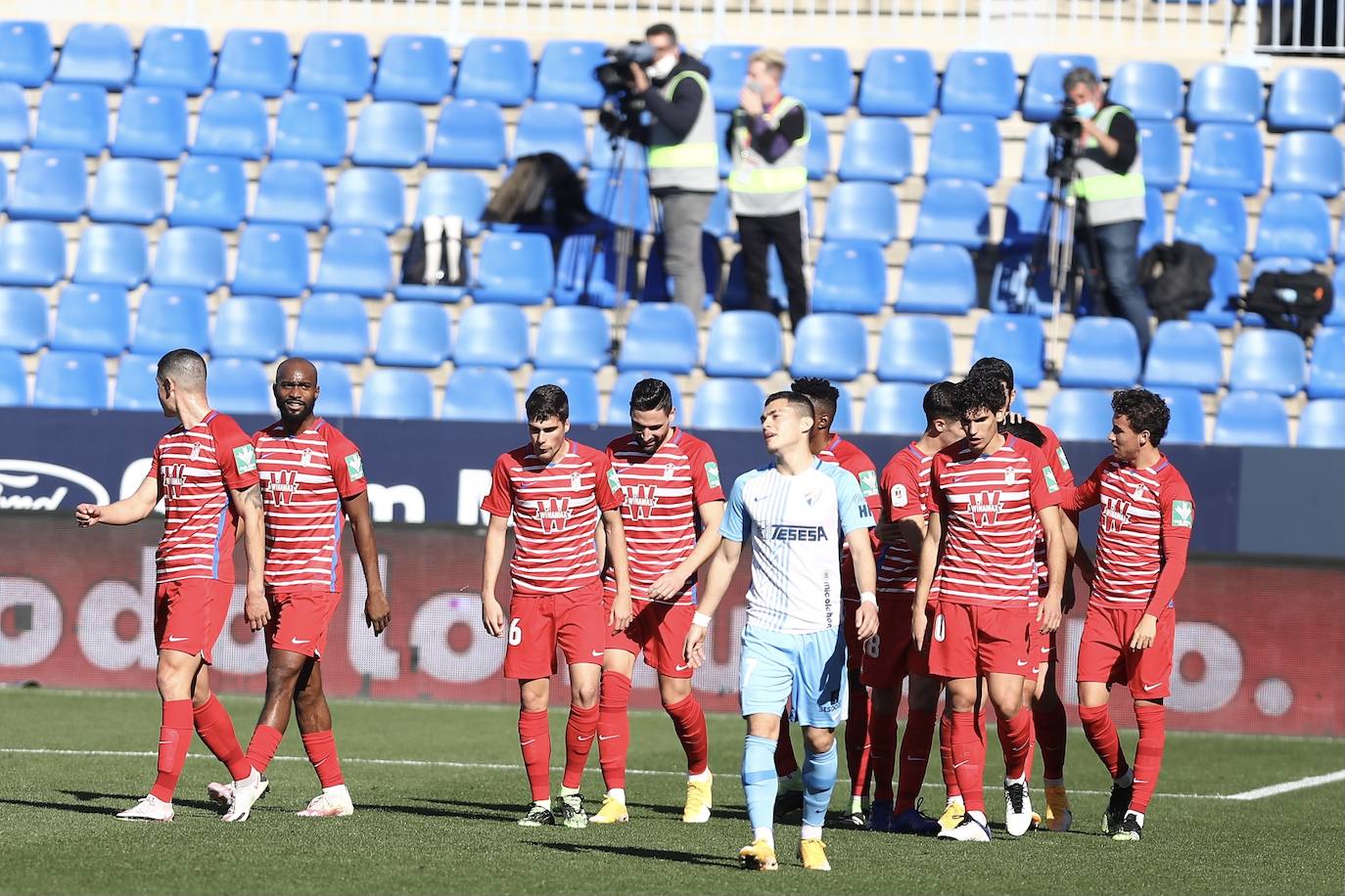 Las mejores imágenes del Málaga-Granada en La Rosaleda