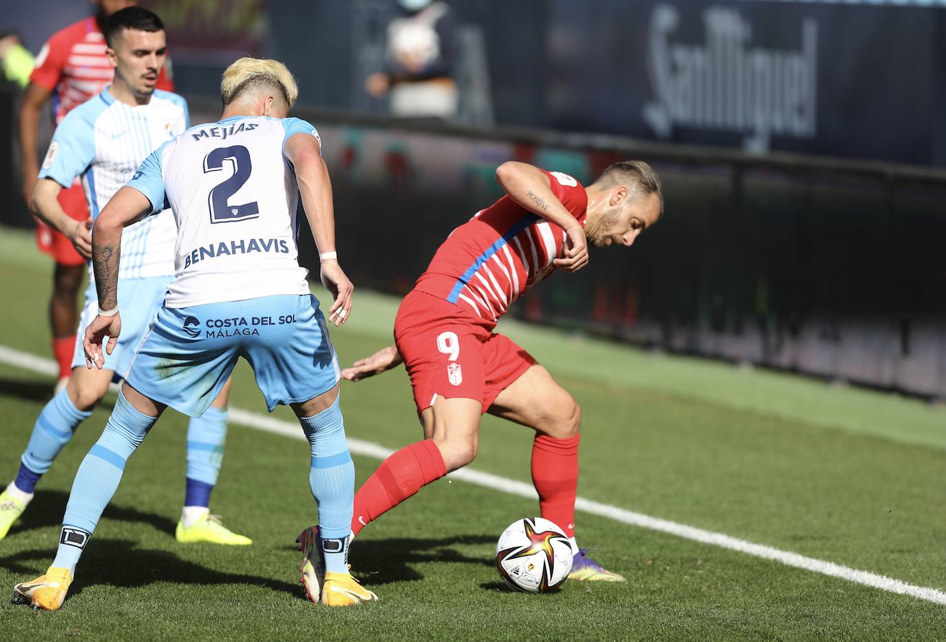 Las mejores imágenes del Málaga-Granada en La Rosaleda