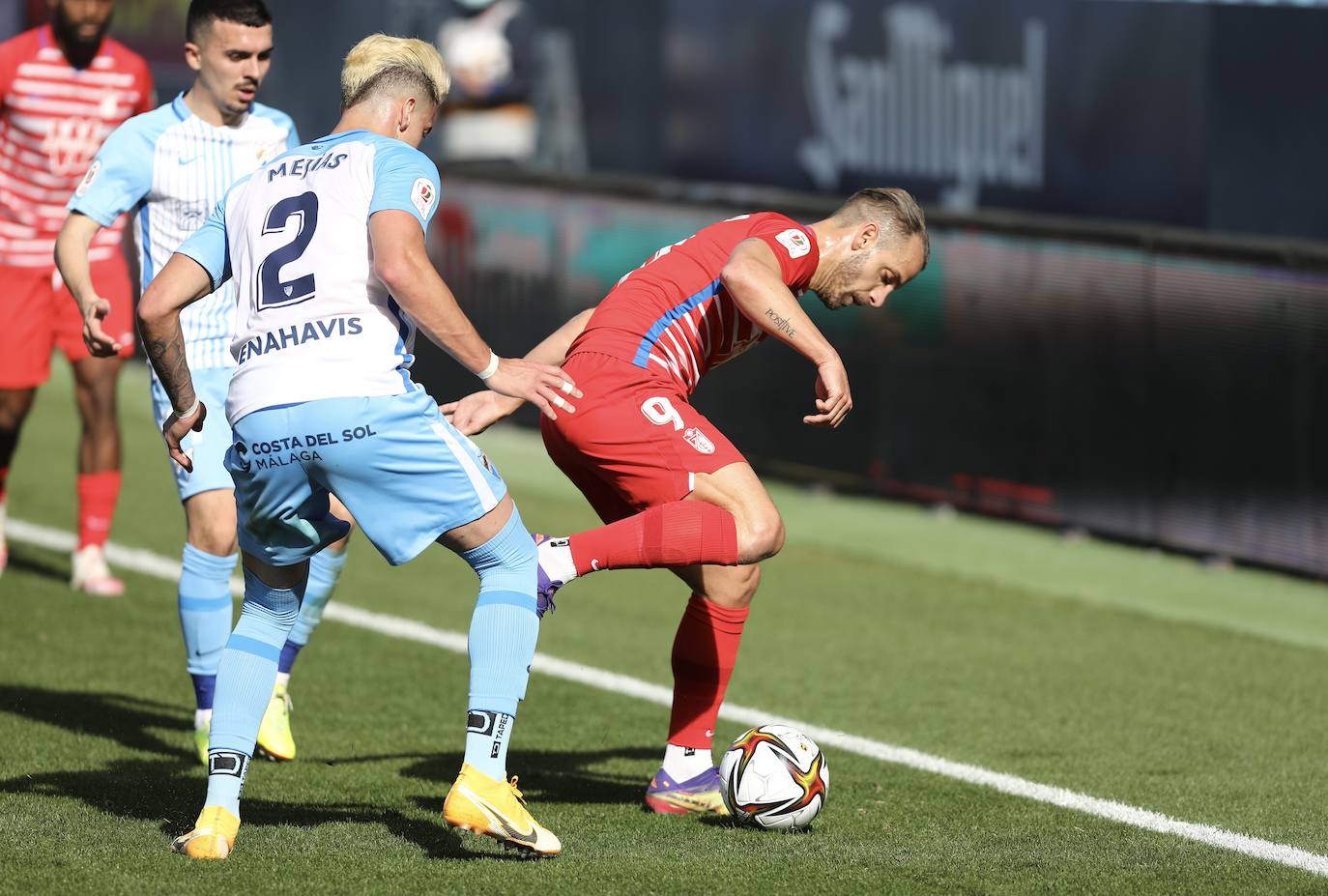 Las mejores imágenes del Málaga-Granada en La Rosaleda