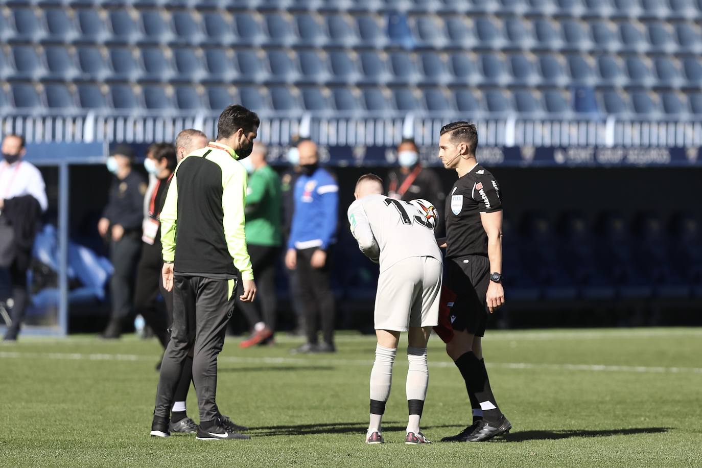 Las mejores imágenes del Málaga-Granada en La Rosaleda