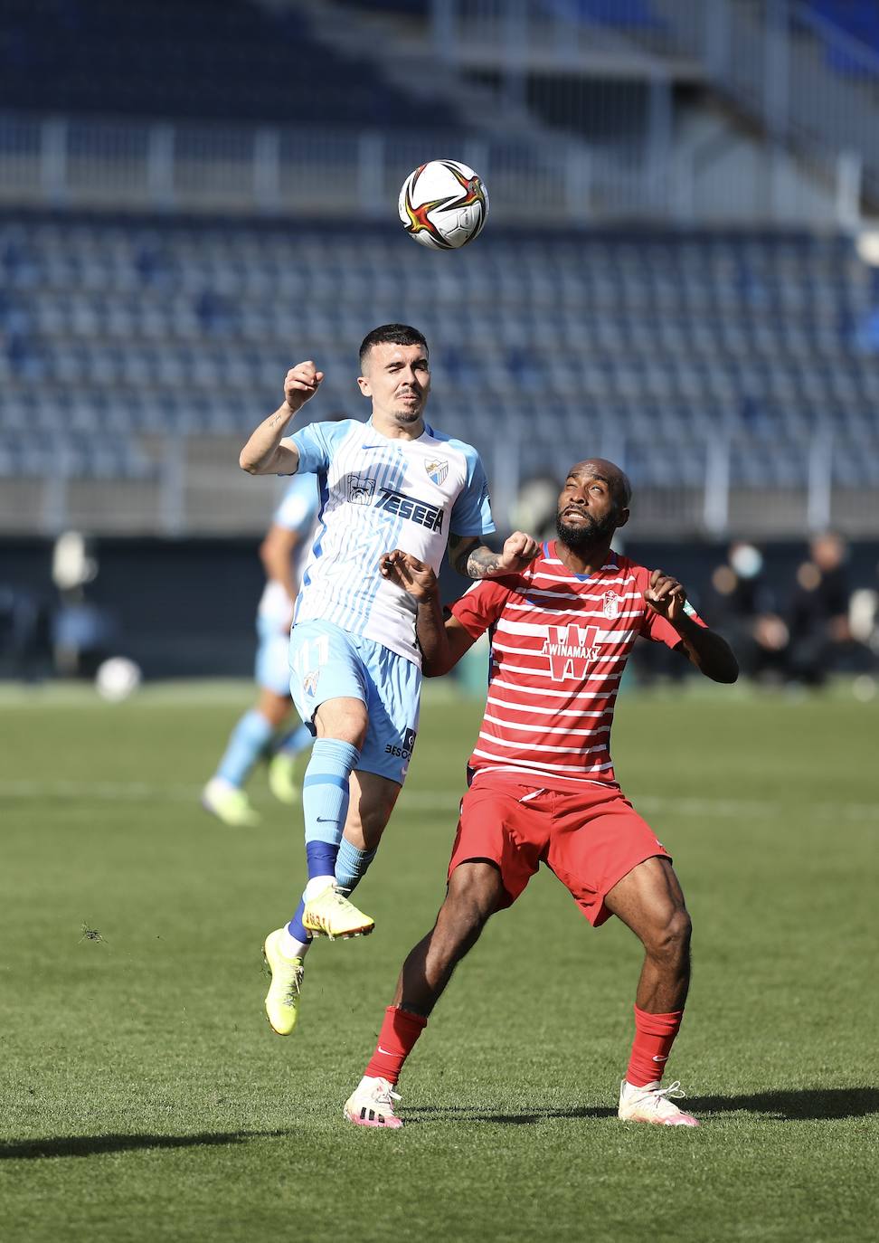 Las mejores imágenes del Málaga-Granada en La Rosaleda