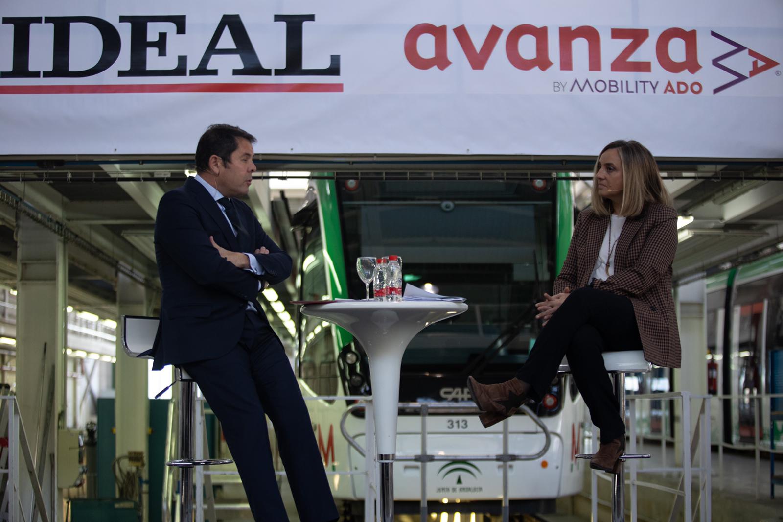 La consejera de Fomento y el líder empresarial la necesidad de trabajar unidos junto a las demás administraciones para sacar adelante los proyectos transformadores de la provincia