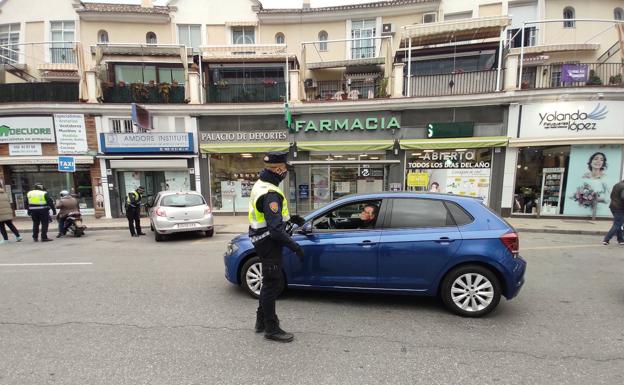 Pocos controles en Granada en el primer día de cierre perimetral