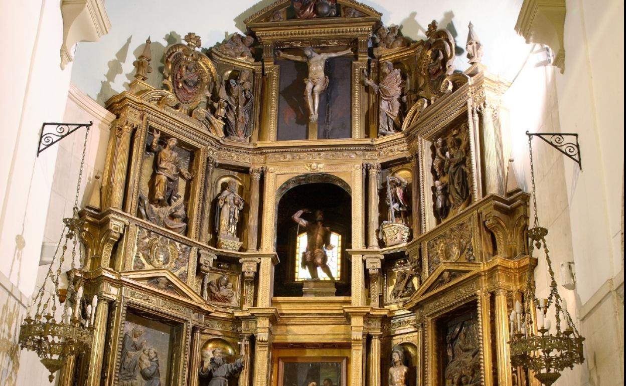 Retablo de la Parroquia de San Bartolomé. 