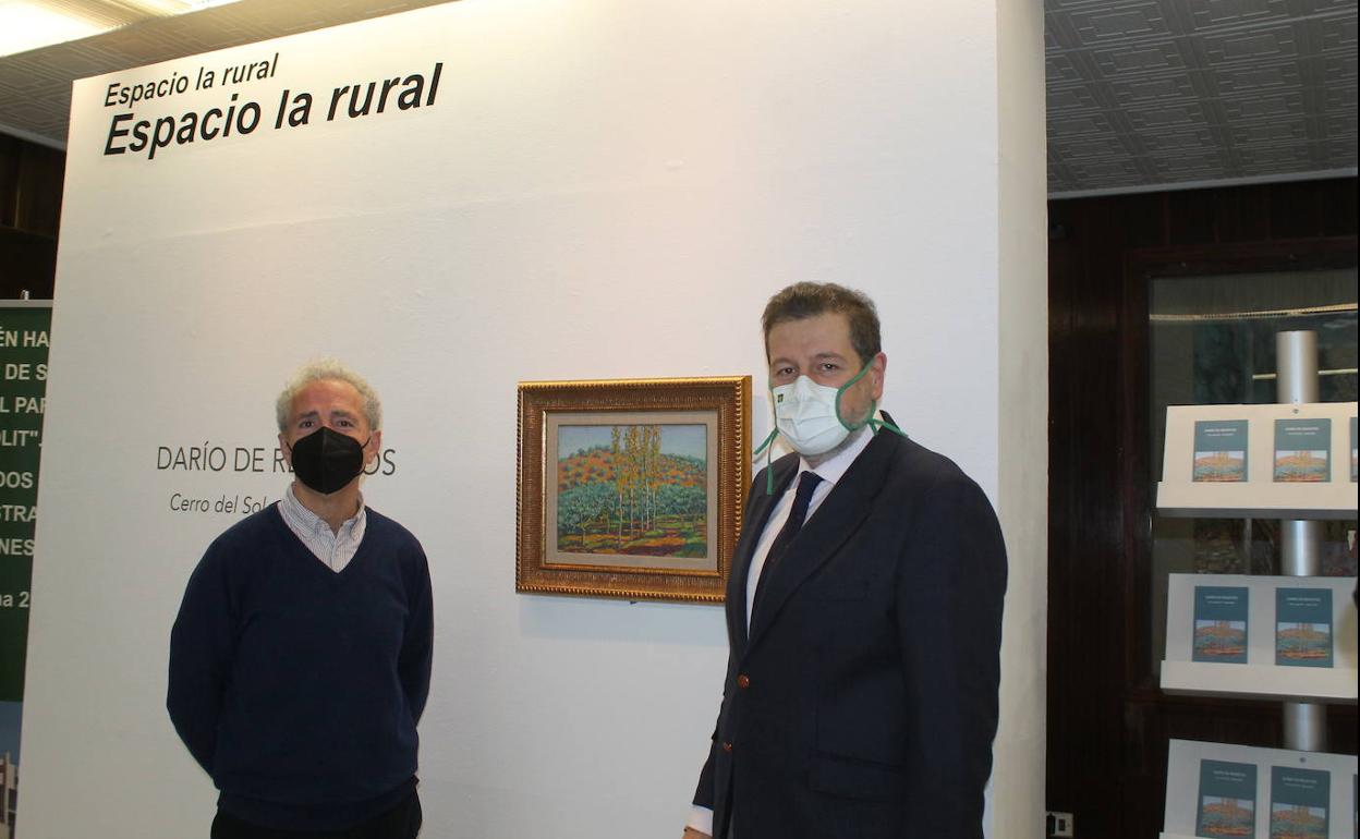 Fernando Carnicero y Luis Jesús García-Lomas Pousibet en la presentación.