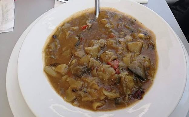 Andrajos, un plato típico de Sierra Mágina.
