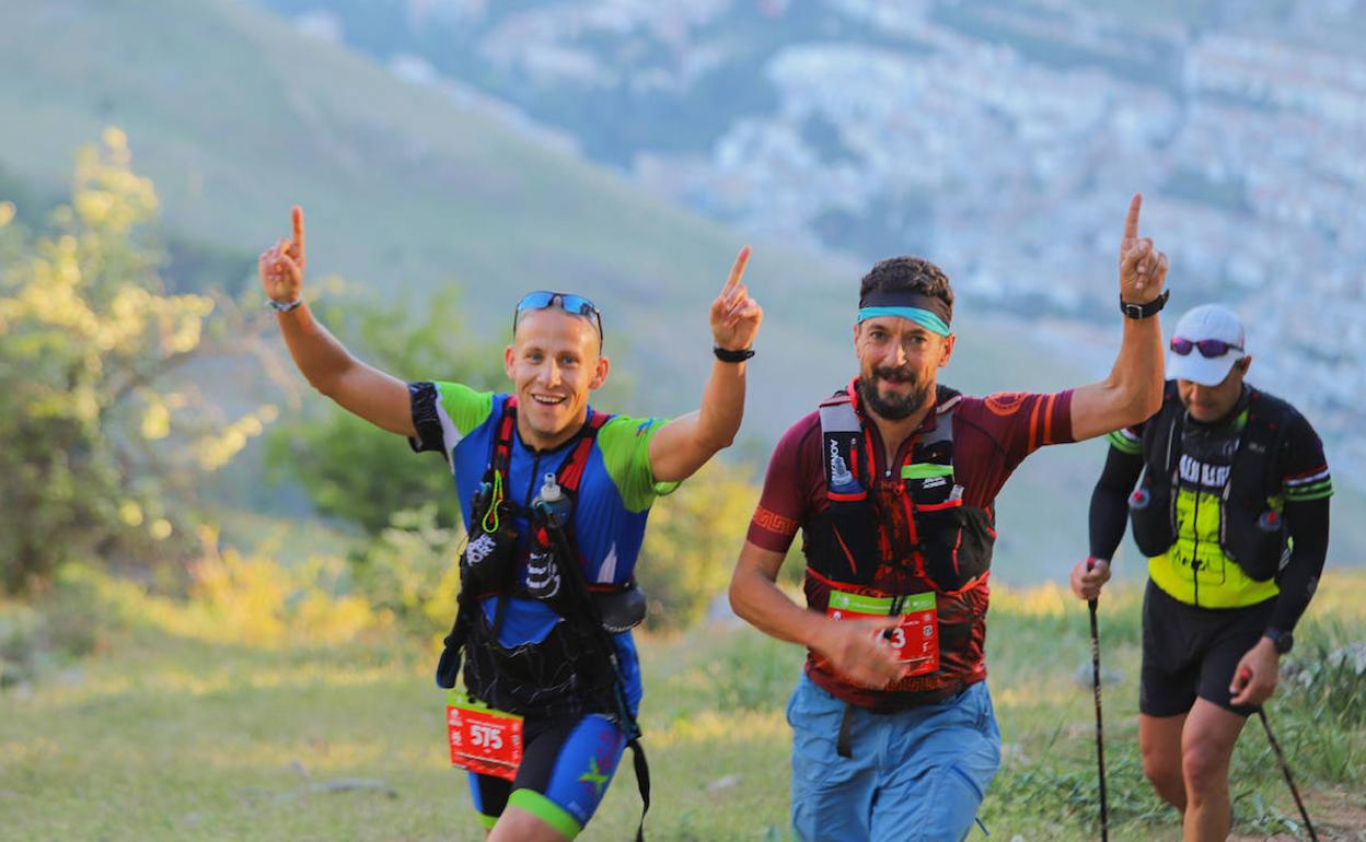 Corredores durante la celebración de la pasada Ultra Trail Boskes del Sur. 