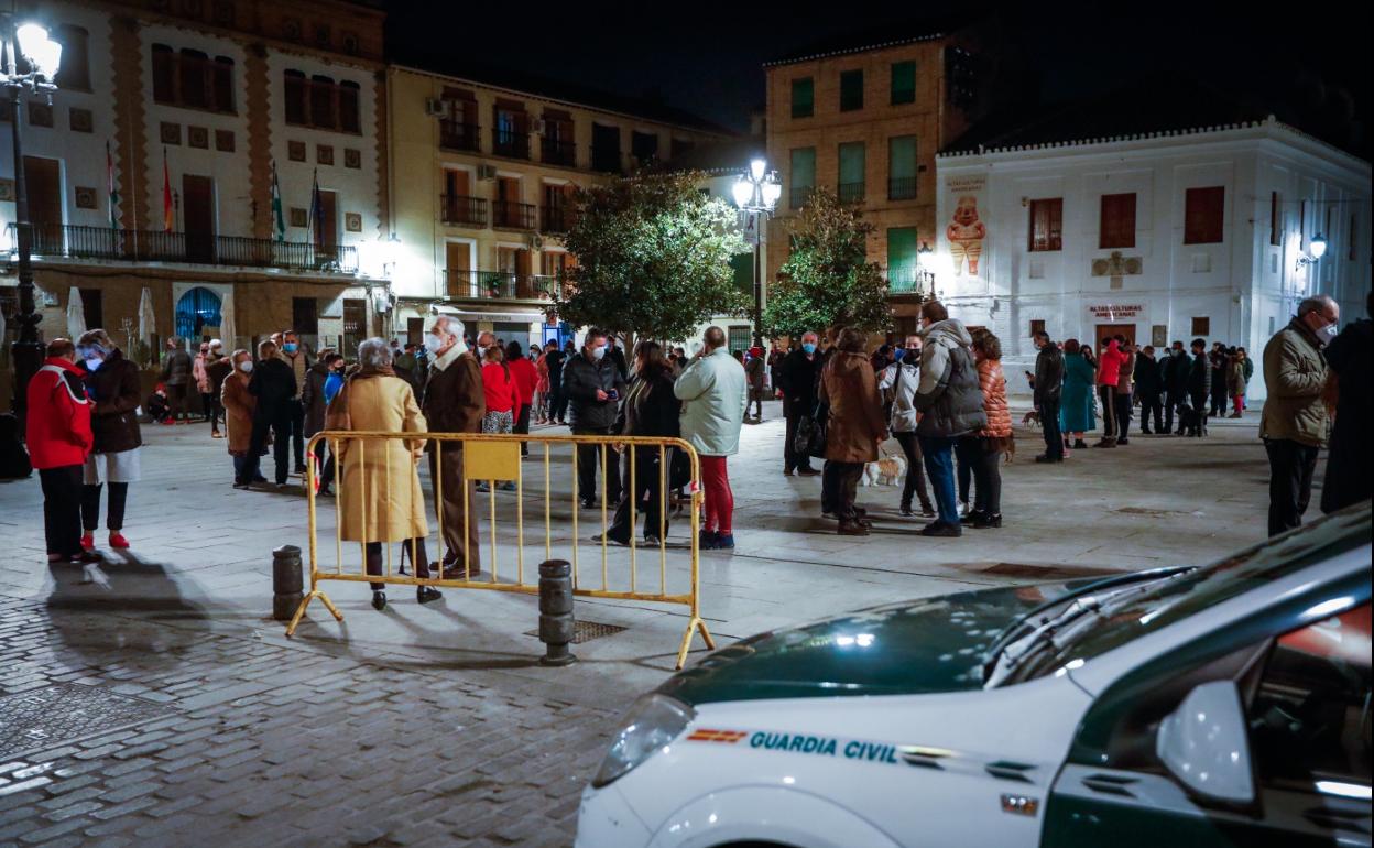 Gente en Santa Fe. 