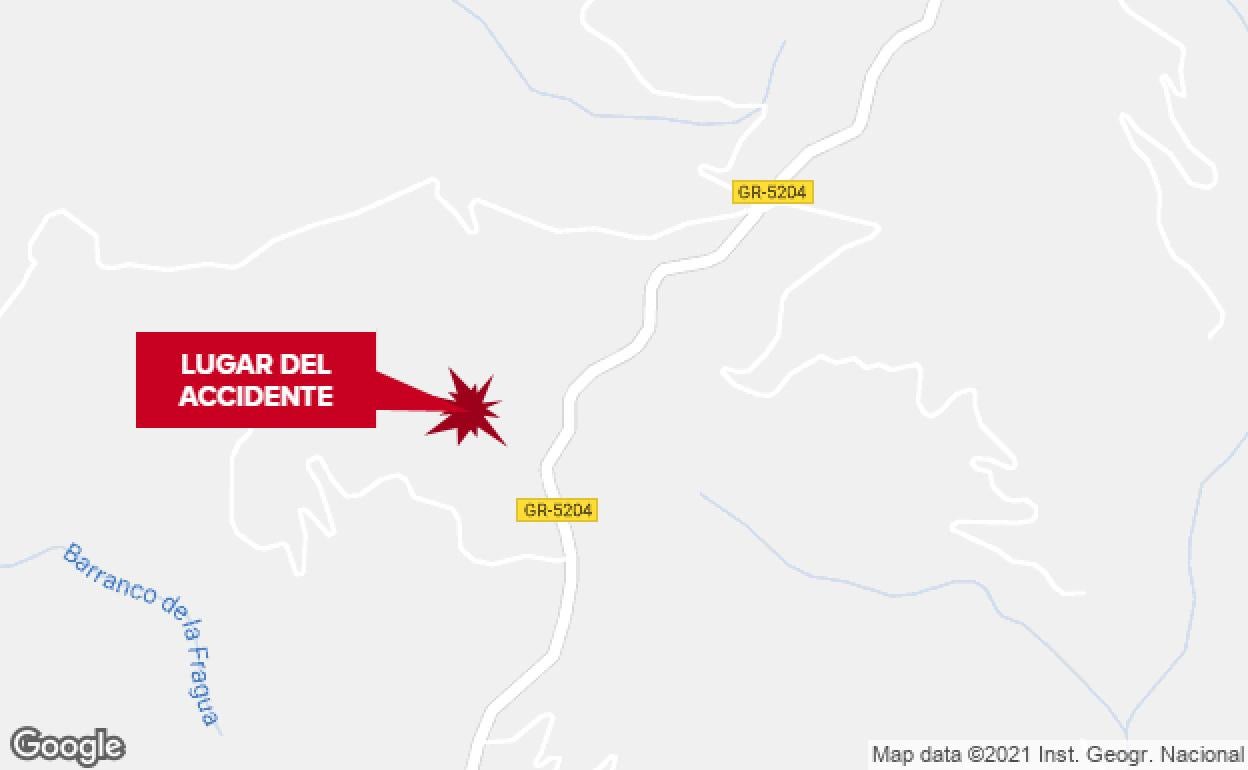 Accidente mortal en Granada | Muere un trabajador de 50 años atrapado bajo su tractor al volcar en una finca de Torvizcón