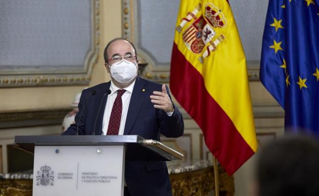 El nuevo ministro de Política Territorial, Miquel Iceta.