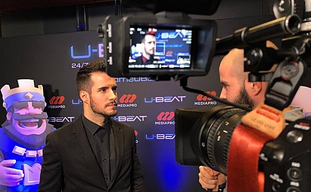 En la presentación de U-Beat, en Barcelona. 