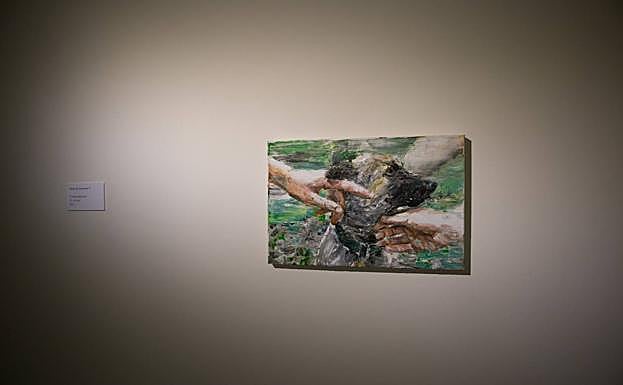 Obra titulada 'Punto de encuentro V'. 