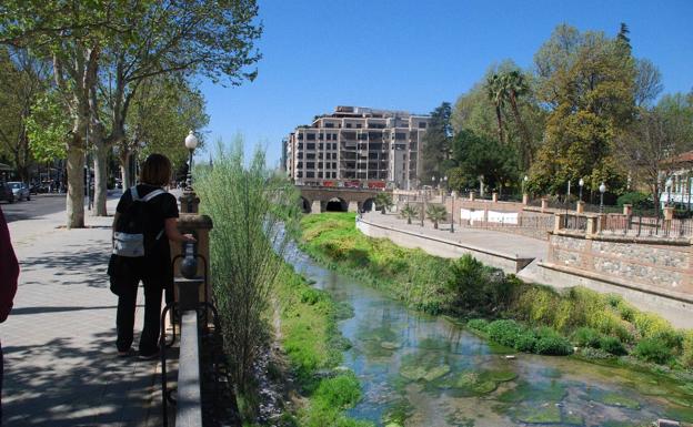 Recreación del Genil según el proyecto de Ecologistas en Acción. 