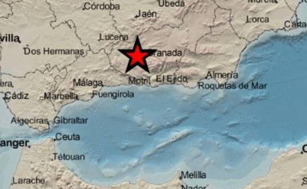 Un terremoto de 3.5 sacude Granada capital y su área metropolitana