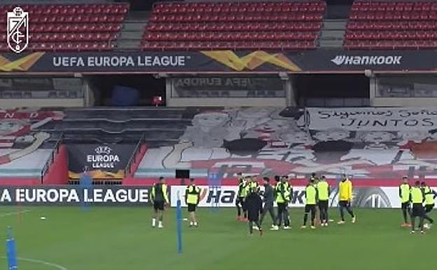 Germán y Montoro, listos; Soldado, Milla y Quini trabajan aparte